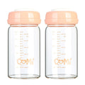 COMI Wide Neck Glass Breastmilk Collection n Storage Bottle, 6oz by COMI