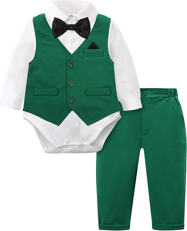 A&J DESIGN Baby Boy Suits Clothes Infant Toddler Formal Gentleman Outfits by AJDESIGN