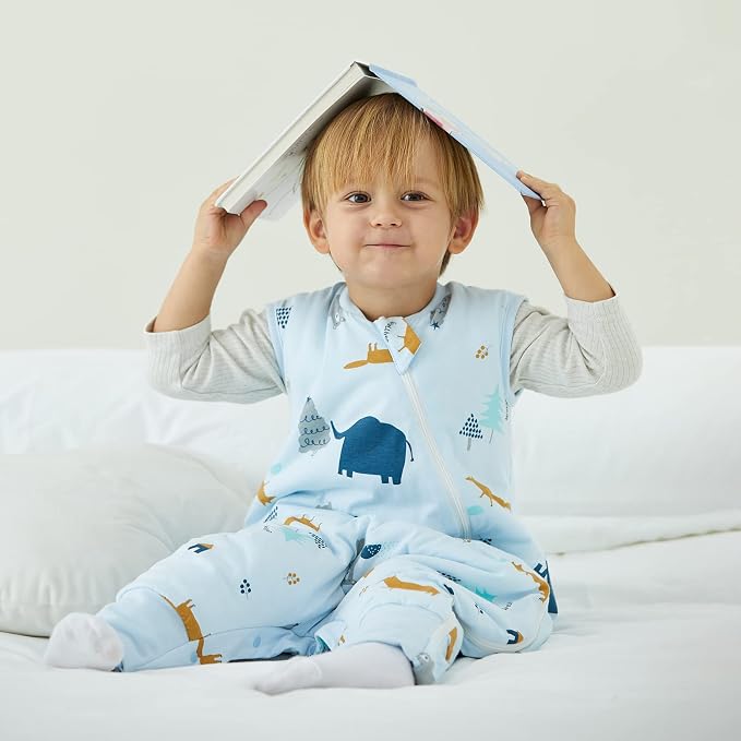 Duomiaomiao 1.5 TOG Toddler Sleep Sack 36-48 Months 100% Cotton Four Season - Image 3