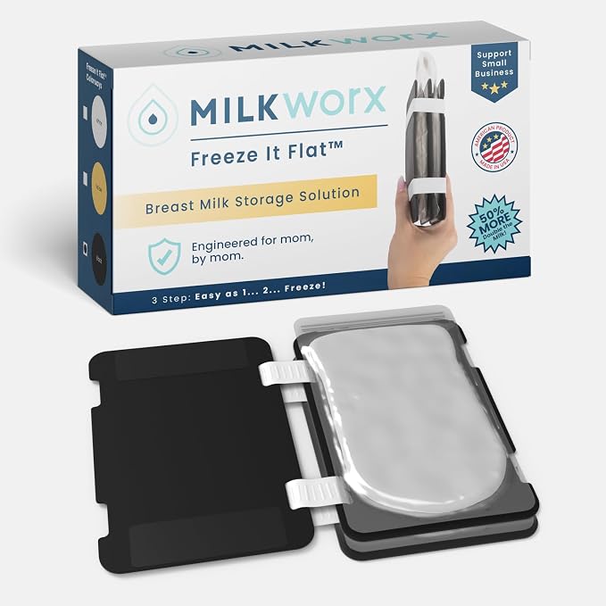 Freeze It Flat Breast Milk Storage Bag Freezer Organizer by MilkWorx