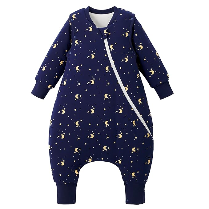 Duomiaomiao 3.5 TOG Toddler Sleep Sack 3-4T 100% Cotton Winter Side Open Zipper by DuoMiaoMiao