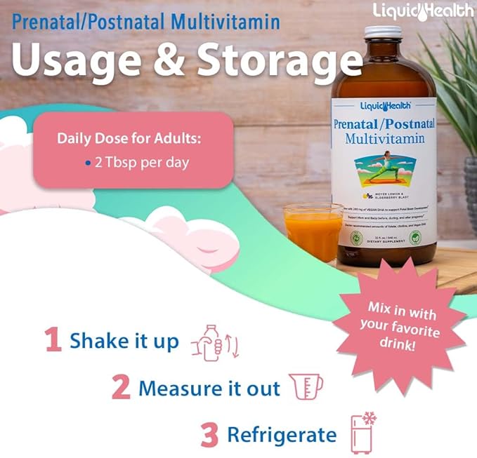 LIQUIDHEALTH Complete Multiple & Prenatal/Postnatal Multiple Liquid Vitamin - Image 8