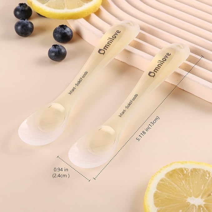 Silicone Baby Spoons 2-Pack - Image 3