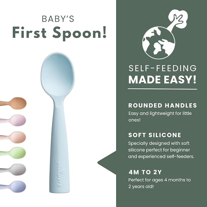 Miniware Silicone Baby Spoon for Training - Image 3