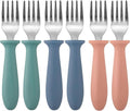 Pimoys 6-Pack Stainless Steel Toddler Forks Baby & Kids Utensils by PimoysLivingNecessities