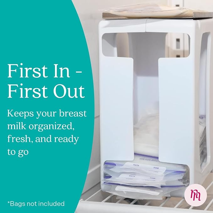 Nurse & Nourish Breast Milk Storage Tower & Freezer Organizer Bin - Image 3
