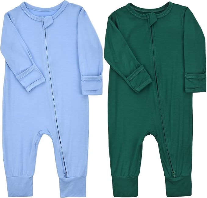 Aablexema Baby Footless Pajamas Zipper by Aablexema
