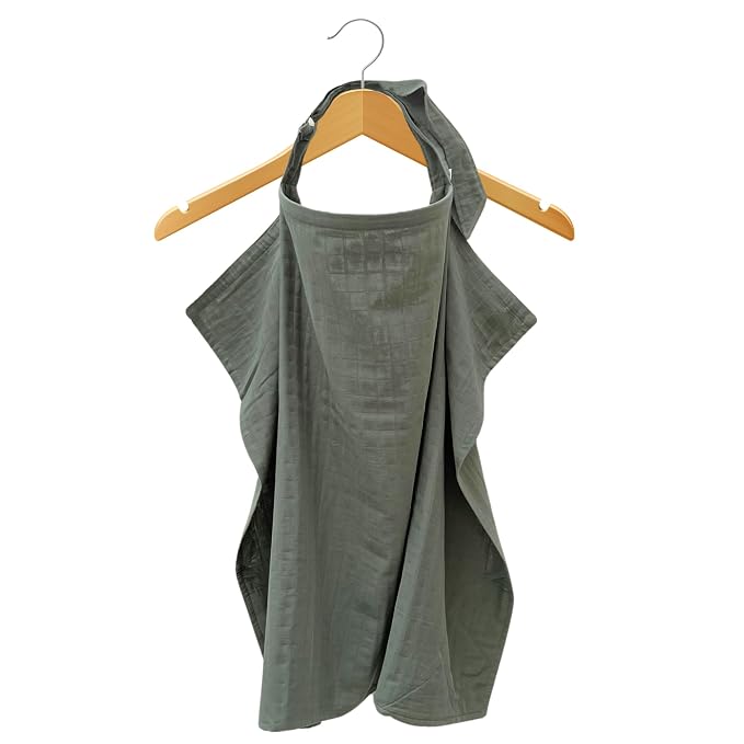 MOZAH 100% Organic Cotton Muslin Nursing Cover by mozahbabywearaccessories