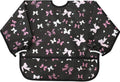 Long Sleeve Waterproof Bib for Toddlers – Feeding Smock for Baby Mealtime by Plie