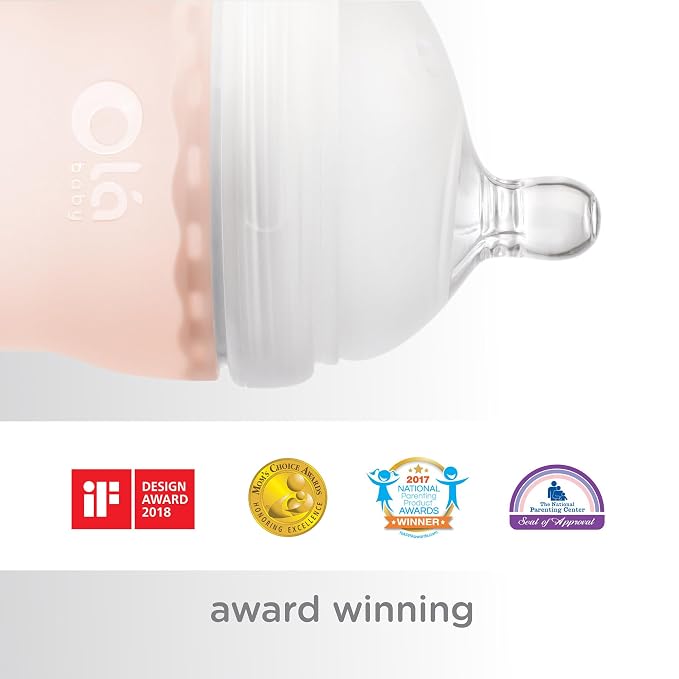 Olababy Gentle Silicone Baby Bottle, Anti-Colic, BPA Free - Image 4