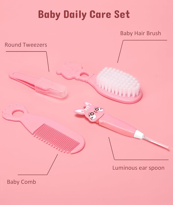 Baby Healthcare and Grooming Kit, Electric Safety Nail Trimmer Baby Nursery Kit - Image 3