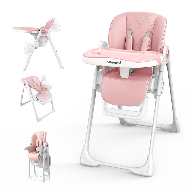 4 in 1 High Chairs for Babies and Toddlers, Foldable Baby High Chairs, Feeding by babimoni