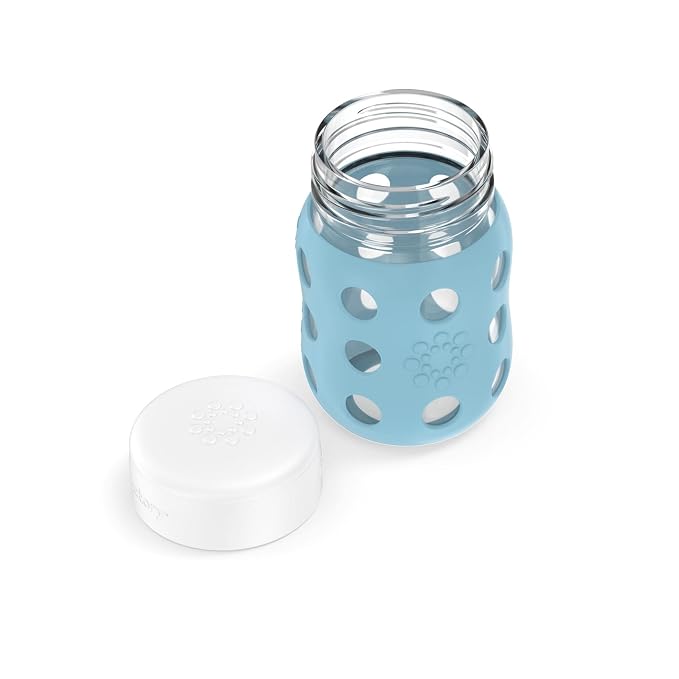 Lifefactory 8-Ounce Wide Neck Glass Baby Bottle - Image 3