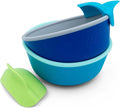 Silicone Easy Scoop & Hold Bowl Set – Adaptive Baby & Toddler Feeding Bowls by 321Grow