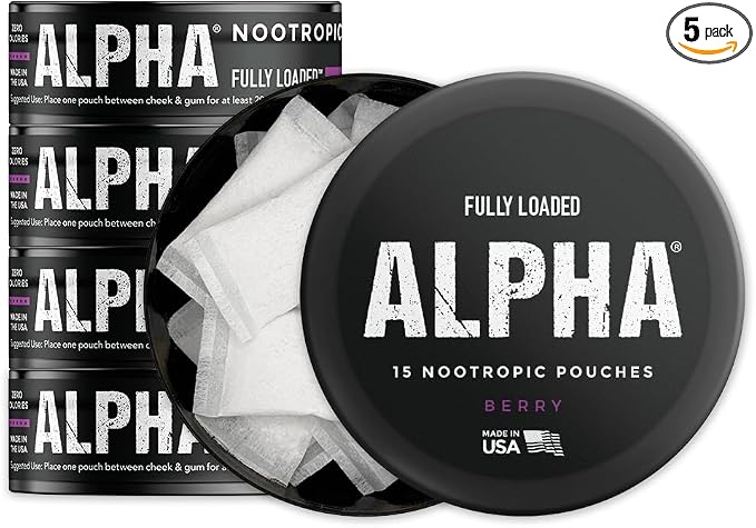 Fully Loaded Alpha Nootropic Pouches by FullyLoadedChew