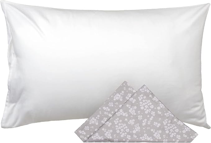 WeeSprout Toddler Polyester Organic Cotton Shell and 2 Pillowcases, Small Kids by WeeSprout