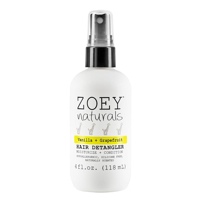 Zoey Naturals - Vanilla Grapefruit Hair Detangler Spray by AbsolutelyNatural