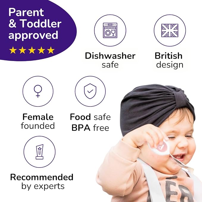 doddl Toddler Utensils, Ergonomic Fork and Spoon Set - Image 7