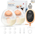 Wearable Hands Free Breast Pump D6, Portable Breastfeeding Pumps by HORIGEN