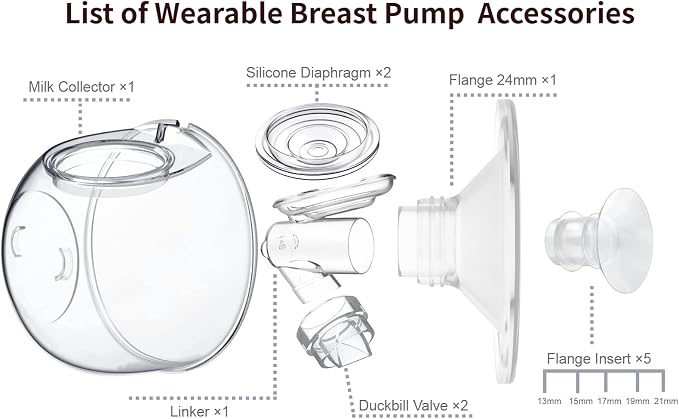 Wearable Breast Pump Milk Collector, Compatible - Image 3