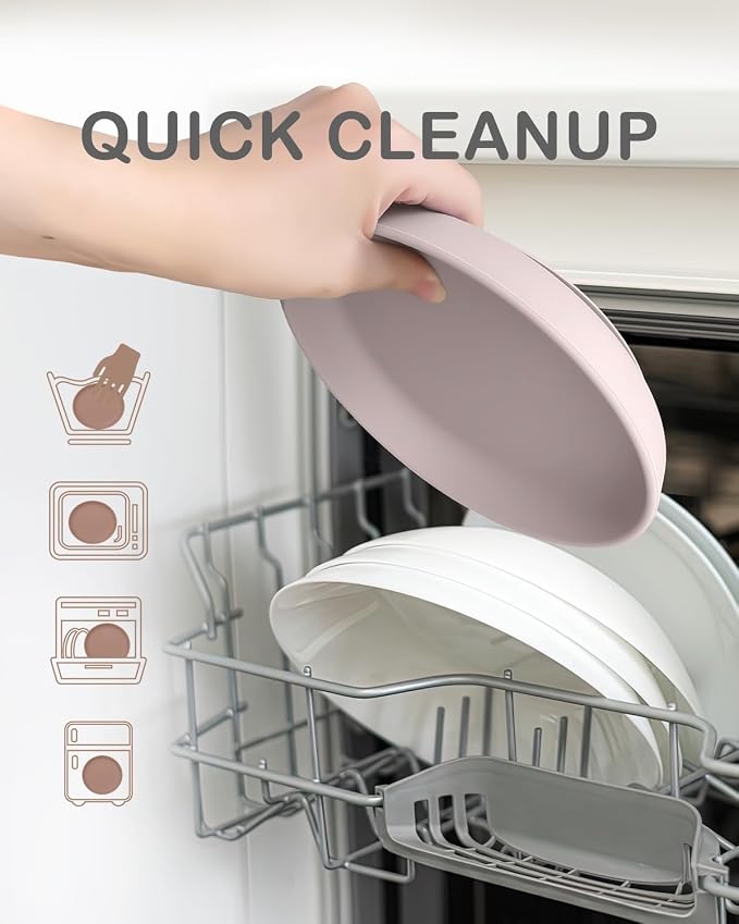 Classic Suction Toddler Plates 3 PCS, Food Grade Silicone Baby Plate - Image 5
