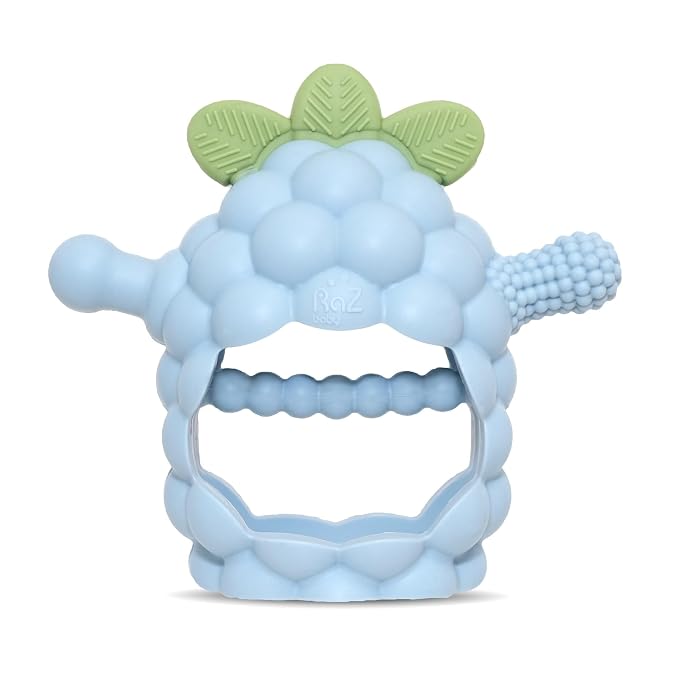 RaZbaby RaZberry Grip Silicone Teether Toy by RaZbaby