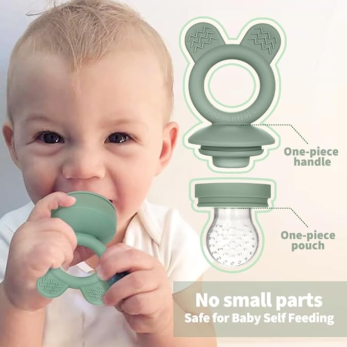 Bessentials Bunny Baby Fresh Fruit Food Feeder - Image 2