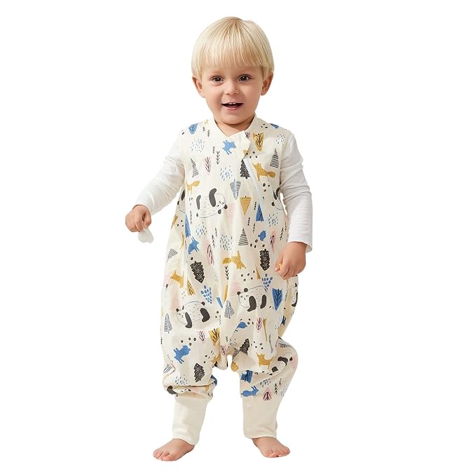 Duomiaomiao 0.5 TOG Toddler Sleep Sack 36-48 Months 100% Cotton Lightweight by DuoMiaoMiao