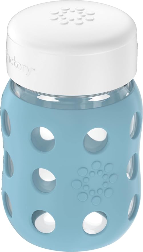 Lifefactory 8-Ounce Wide Neck Glass Baby Bottle - Image 2
