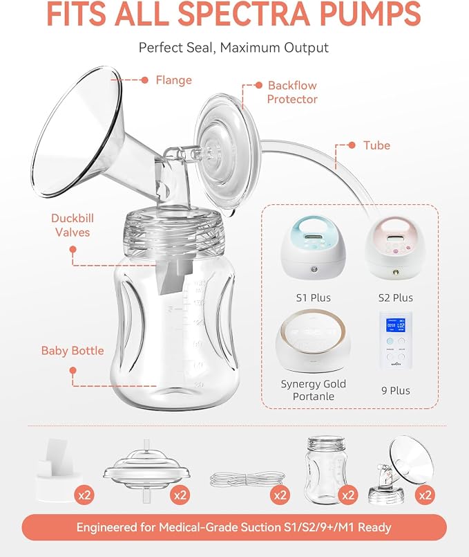 Breast Pump Replacement Parts Compatible - Image 2