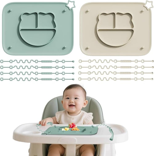 2 Pack Silicone Baby Placemats by Unknown