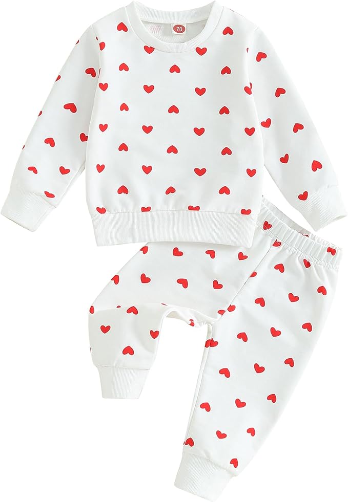 Fernvia Toddler Baby Girl Clothes 3 6 9 12 18 24 Months Fall Outfits Solid Long by Fernvia