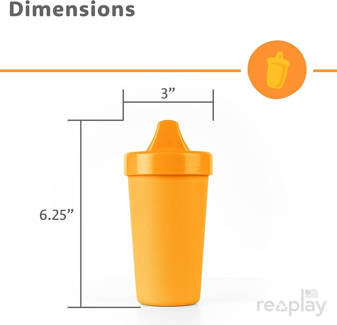 Re-Play Sippy Cups for Toddlers - 10 Oz. Reusable Spill Proof Cups for Kids - Image 9