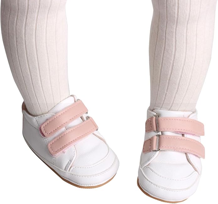 LONSOEN Baby Girls Boys Loafers Prewalker Dress Crib Shoes - Image 6