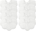 Muslin Baby Bibs for Drooling and Teething Newborn Drool Bibs for Baby Girl Boy by DOSMINE