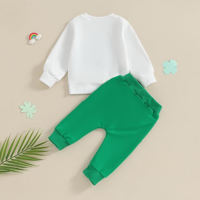 Kupretty Toddler Baby Boy Fall Winter Clothes Color Block Long Sleeve - Image 7