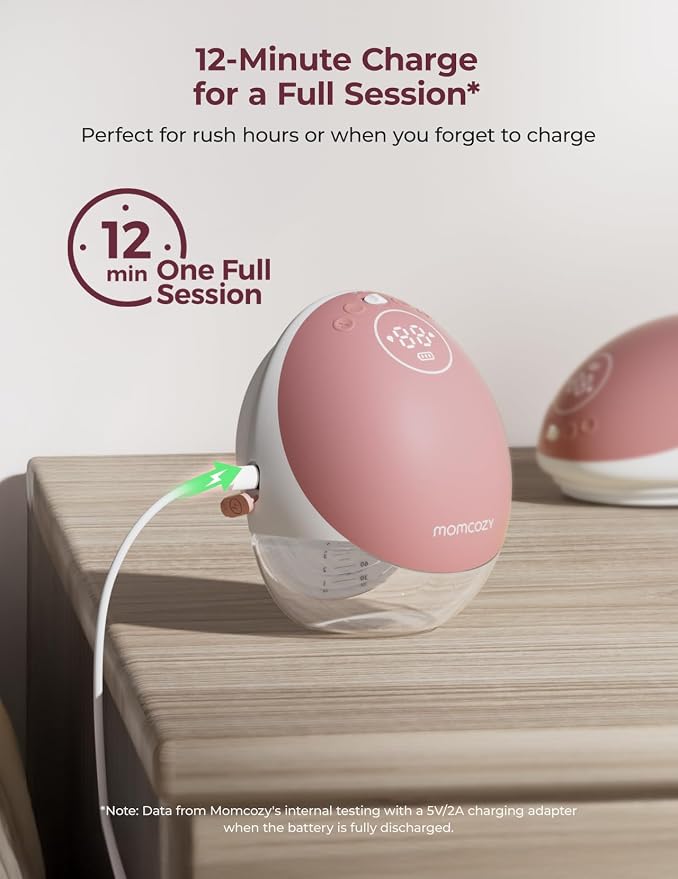 Momcozy Wearable Breast Pump, Hands Free Upgraded Mobile Flow | M9, App - Image 4