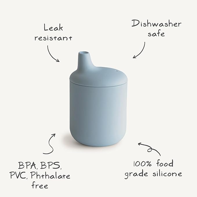 mushie 100% Silicone Baby Sippy Cup | 6 Months+ - Image 7