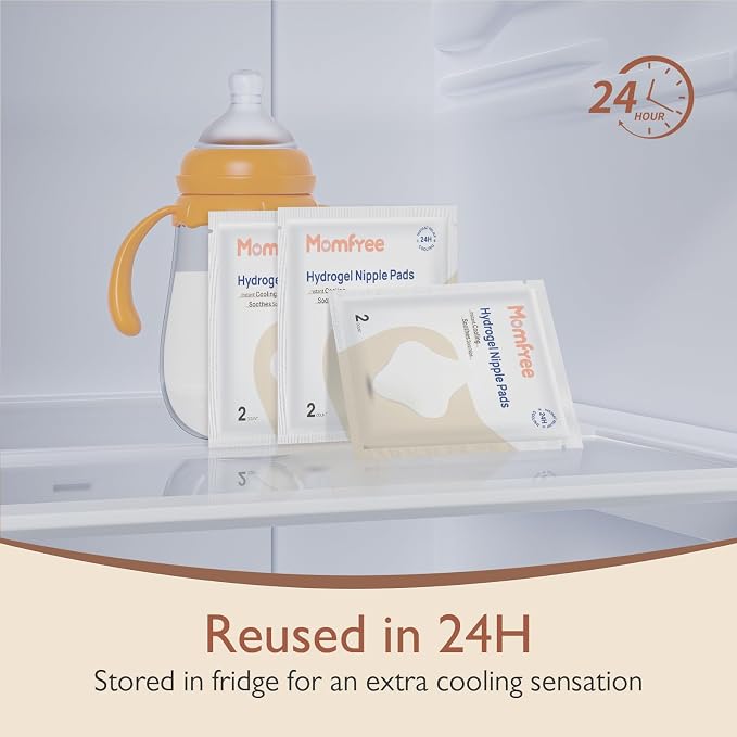 Hydrogel Soothing Gel Pads for Breastfeeding: Breast Pads Reusable for Instant - Image 6