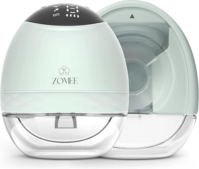 Zomee Fit Wearable Breast Pump, Hands Free, Discrete Electric Double Breast - Image 2
