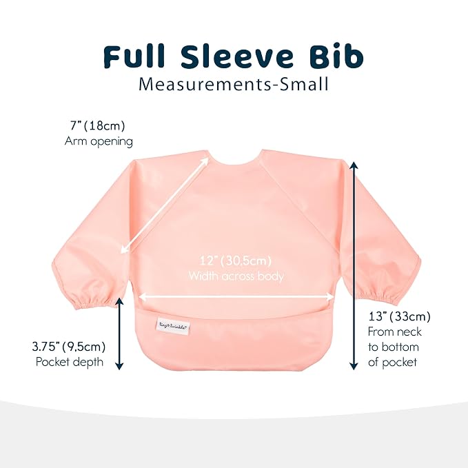 Tiny Twinkle Long Sleeve Bib for Babies & Toddlers – 2 Pack Waterproof Smock - Image 4