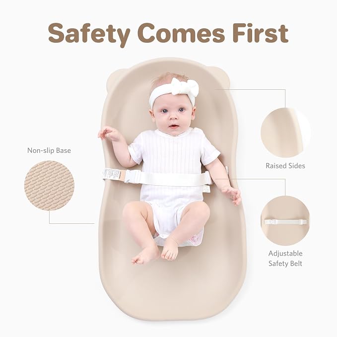 Waterproof Baby Diaper Changing Pad EVA Foam Wipeable Teddy Bear, Non-Slip Base - Image 3
