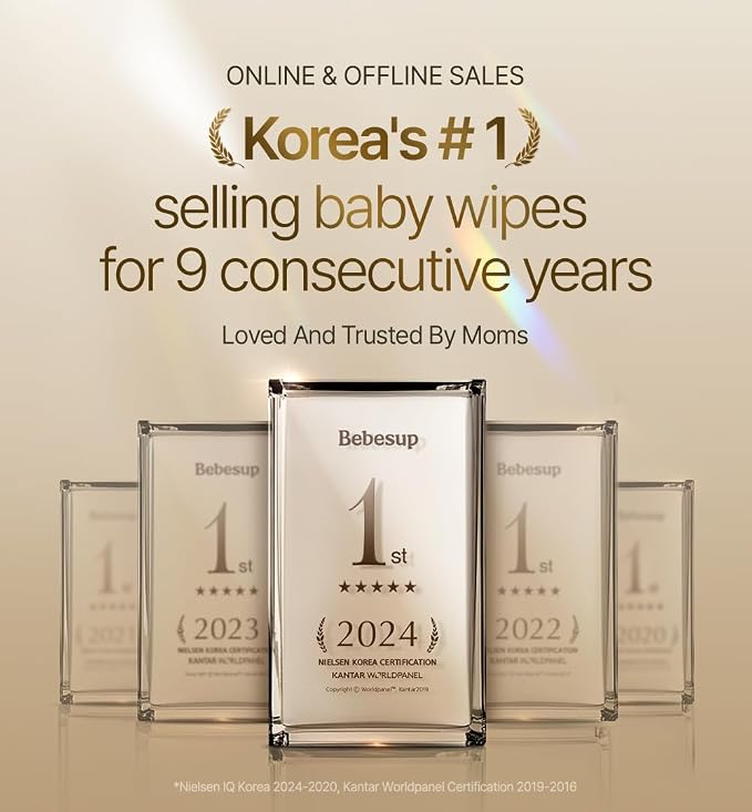 BEBESUP- Korea’s #1 Flushable Wipes- 100% Plant-Based Hypoallergenic - Image 2
