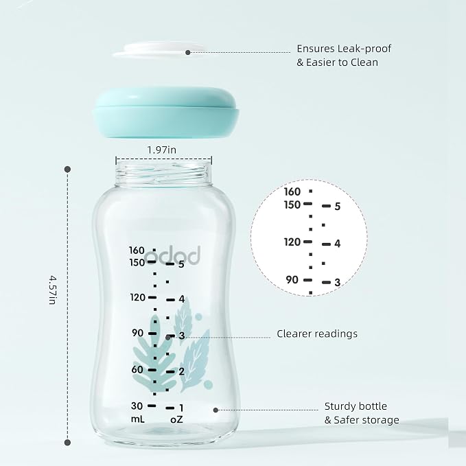YOHKOH Glass Breast Milk Storage Bottles - Image 4