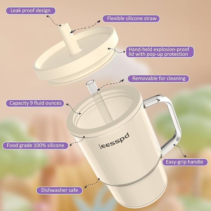 Toddler Cups – 9 oz Adorable Miniature Tumbler - Image 4