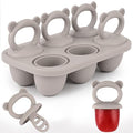 Sakolla Baby Popsicle Molds Mini 6-Cavity Silicone Ice Pop Mold by Sakolla