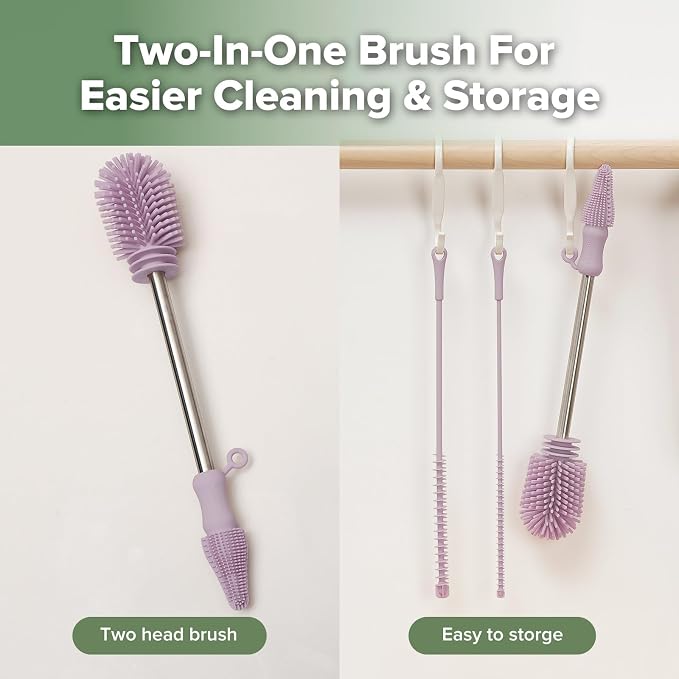 haakaa Silicone Cleaning Brush Kit - Image 6