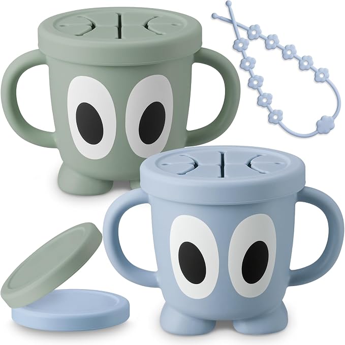 Silicone Snack Cups Food Container by Unknown