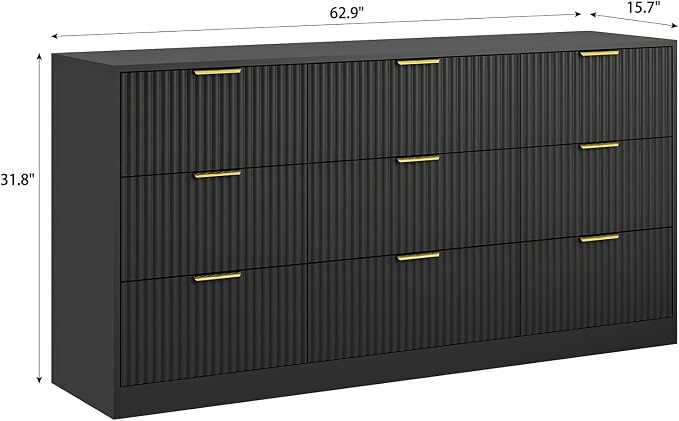 9 Drawer Dresser for Bedroom - Image 2
