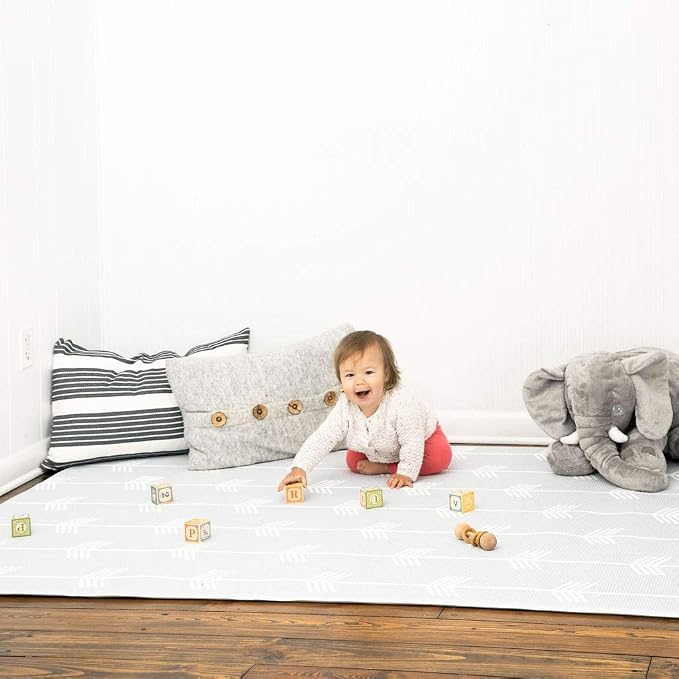 Baby Care Play Mat 73’’ x 49’’ Original One-Piece Reversible Rollable - Image 6